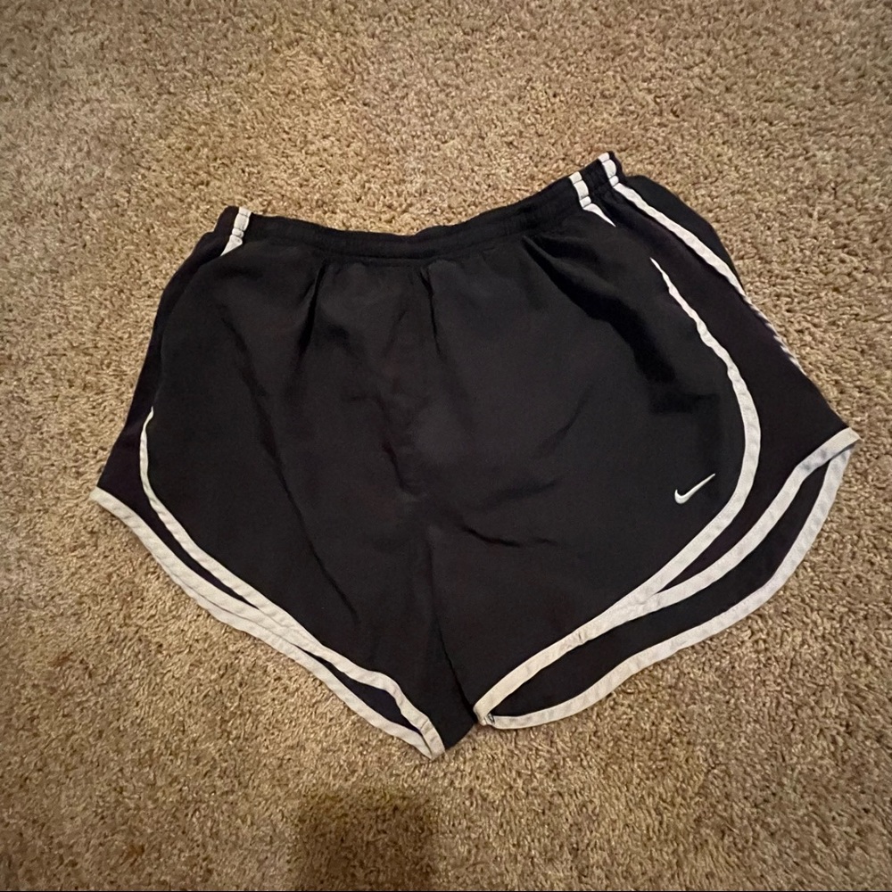 black nike shorts